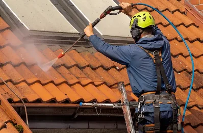 Démoussage et hydrofuge de toiture à Messy